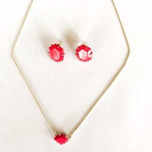 SET - Morgan Matte Stud Earrings and Ethan Pendant